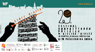 Plakat wydarzenia:  Festiwal Kompozytorów Polskich - koncert inauguracyjny